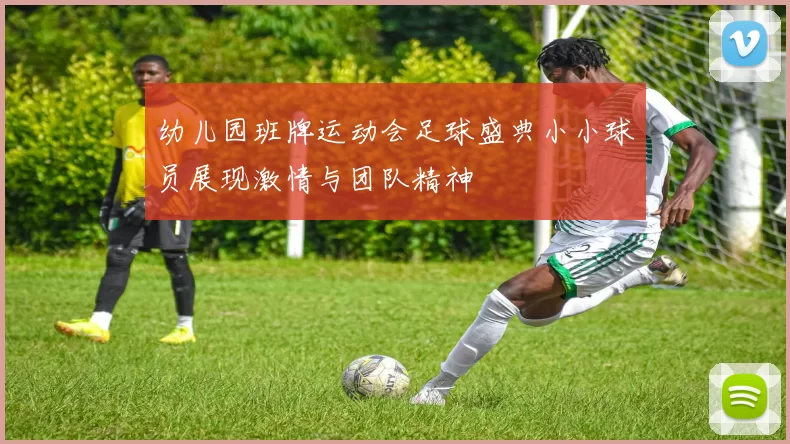 幼儿园班牌运动会足球盛典小小球员展现激情与团队精神